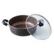 ベストコ 大きくて洗いやすい 大型鍋 32cm IH ブラウンメタリック ND-8224 4975970252291 1個