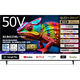 WIS QLED4K GoogleTV搭載3W2Tチューナー内蔵スマートテレビ 50GTV 1台（直送品）