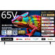 WIS QLED4K GoogleTV搭載3W2Tチューナー内蔵スマートテレビ 65GTV 1台（直送品）