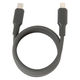 マグネットケーブルUSB TypeーC / Lightning 1m チャコール LAKOLE/ラコレ