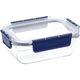 ベストコ ふた付き 耐熱ガラス 保存容器 長方形 630ml ロック&ロック トップクラス LBG428 4975970254219 1個