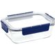 ベストコ ふた付き 耐熱ガラス 保存容器 長方形 1.0L ロック&ロック トップクラス LBG445 4975970254226 1個