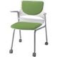ナイキ 会議用チェアー 色:グリーン E275-2F-GR 1脚 868-4853（直送品）