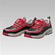 ユニット ワークシューズ(メッシュ赤)27.5cm 378-37-10 1足（直送品）