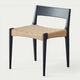 【軒先渡し】Emotion. Cofel（コフェル） ペーパーコードチェア CH003BK ブラック×ナチュラル 1脚（直送品）