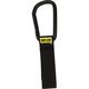 RIP-TIE(リップタイ) ケーブルキャリアー(カラビナ8cm :黒)25.4mmX152.4mm 黒 J-B6-C10-BK 1袋(10本)
