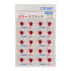 クラウングループ カラーマグタッチ丸型 10mm 赤 CR-MG10-RX20 1セット(1枚(20個)×10)