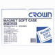 クラウングループ マグネットソフトケース CR-MGB5-W 1セット(1枚×3)
