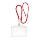 クラウングループ 吊下げ名札エコノミータイプ赤(10枚) CR-NF62-R 1セット(1袋×2)
