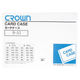 クラウングループ ソフトカードケースＡ１判（軟質塩ビ製） CR-SCA1N-T 1セット（2枚）