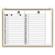クラウングループ ホワイトボード 月予定表 ヨコ書き CR-WB15MY 1枚