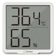 温湿度計 ドリテック デジタル温湿度計 リテーモ・シンプル ホワイト 1個