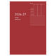ダイゴー 【2026年4月版】ノートタイプ B6対応 バーチカル 薄型 月曜始まり レッド E9330 1冊（直送品）