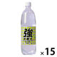 友桝飲料 強炭酸水 レモン 1L 1箱（15本入）