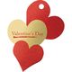 ヘッズ バレンタインデイハート型タッグ-5 250枚(50枚×5) SV-T5（直送品）