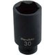 1/2ディープソケット30mm PIM-D430 1個 スエカゲツール（直送品）
