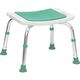 島製作所 シャワーチェアー楽湯STS　背無　7233　ライトグリーン 4945528672338 1台（直送品）