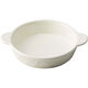 三陶 【萬古焼】レリーフ クリーム 丸グラタン 17519 1個（直送品）