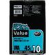 日本サニパック VX47 VALUE 45L黒 4902393572477 1セット（800枚：10枚×80）（直送品）