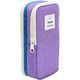 ニッケン文具 ペンケース タテヨコ ブルー×バイオレット PLP1-BV 1個