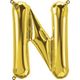 宝興産 プレミアムレターバルーン N ゴールド 0202500223 1パック(1枚入)