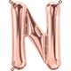宝興産 プレミアムレターバルーン N ローズゴールド 202500523 1パック(1枚)