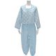 丸昌 制菌介護用つなぎ フルオープン ブルー L 4560370334564 1個 145002