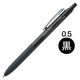 アスクル なめらか油性インクボールペン ロング筆記タイプ 0.5mm黒 50本 オリジナル