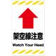 グリーンクロス ニューコーンサイン GKSー34 架空線注意 6300000791 1組