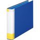 ライオン事務器 パイプ式ファイル片開き環境　Ｂ４Ｅ型　40mm厚　No.740K ブルー 10806（直送品）