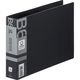 ライオン事務器 リングファイル RFー228M ブラック B6E型 200枚収納 12179 1セット(3冊)