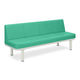 590型ソファー・背付き(02) 座幅45(全幅63)×長さ160×座高48(全高82)cm ライトグリーン TB-590-02 1台（直送品）