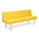 590型ソファー・背付き(02) 座幅45(全幅63)×長さ180×座高48(全高82)cm イエロー TB-590-02 1台（直送品）