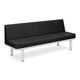 高田ベッド製作所 590型ソファー・背付き(02) 座幅45(全幅63)×長さ170×座高43(全高77)cm 黒 TB-590-02 1台（直送品）