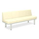 590型ソファー・背付き(02) 座幅40(全幅58)×長さ160×座高48(全高82)cm クリーム TB-590-02 1台（直送品）