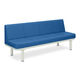 590型ソファー・背付き(02) 座幅40(全幅58)×長さ160×座高48(全高82)cm メディブルー TB-590-02 1台（直送品）