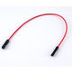 GB ブレッドボード・ジャンパーコード(メスーメス) 15cm 赤 10本入り GB-JPF-10P15-R 1本(2m)（直送品）