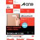 エーワン（A-one）ラベルシール キレイにはがせる 表示・宛名ラベル プリンタ兼用 封筒 シール  A4 24面 100シート 徳用 31476