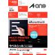 エーワン（A-one）ラベルシール キレイにはがせる 表示・宛名ラベル プリンタ兼用 封筒 シール  A4 40面 100シート 徳用 31486