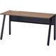 オカムラ VILLAGE VD-Aデスク 幅1400×奥行600×高さ720mm ミディアムウォールナット×ブラック 8VA64H MFD6 1台（取寄品）
