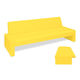 高田ベッド製作所 ベンチベッドSD 座幅50(全幅91)×長さ196(座面180)×座高39(全高77)cm イエロー TB-875 1台（直送品）