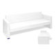 高田ベッド製作所 ベンチベッドMD 座幅50(全幅91)×長さ206(座面190)×座高39(全高77)cm 白 TB-876 1台（直送品）