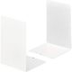 ライオン事務器 ブックエンドL60Nホワイト(W) 22373 1組
