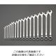 エスコ 17本組/ 6ー22mm 片目片口スパナ EA614SX 1組(1セット)（直送品）