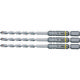 ベッセル 磁器タイル用ドリル APD 3本組 ドリル径:4.3mm 有効長:50mm APD3S-4.3 1セット(3本) 137-2290（直送品）