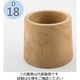 D&M DEPOT ウッドポットダークナチュラル D18 H535NA 955545 1個（直送品）