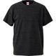 United Athle（ユナイテッドアスレ） 5001綿Tシャツ S ヘザーブラック 1包（3枚入） キャブ（直送品）