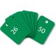 オープン工業 スチロール番号札 26~50 緑 BF-55-GN 1箱