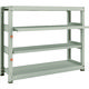 TRUSCO スチールラック M3型中量棚 1500X471XH1200 4段うちスライド2段 単体 M3-4552M2 1台(1個)（直送品）