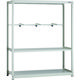 TRUSCO スチールラック M2型軽中量棚 1460X600XH1800 3段 アーム1段 単体 M2-6563-A1 1台(1個)（直送品）